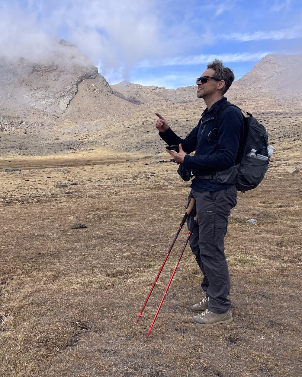 JJ de Vries Robbé in the mountains