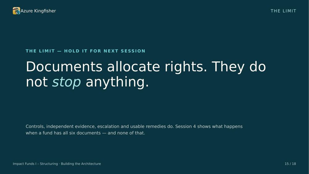 Documents allocate rights