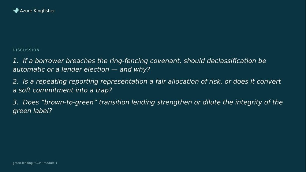 Ring-fencing discussion